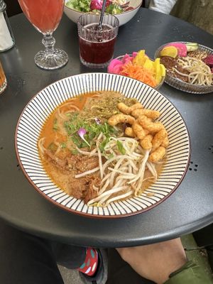 Peanut ramen  at House of Seitan - Piwna in Gdansk