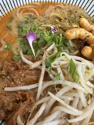 Gold flakes   at House of Seitan - Piwna in Gdansk