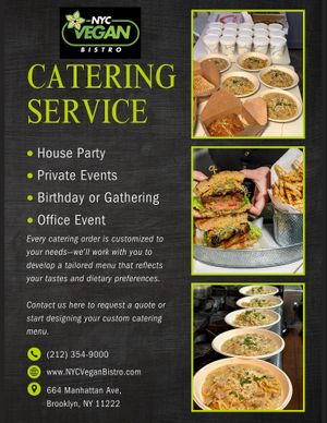  at NYC Vegan Bistro in Brooklyn