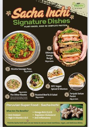  at NYC Vegan Bistro in Brooklyn