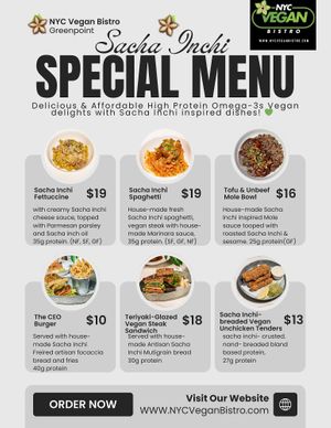  at NYC Vegan Bistro in Brooklyn