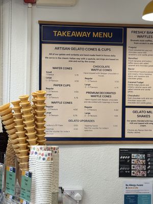 Menu  at Gelato! by Ashley Smith in York