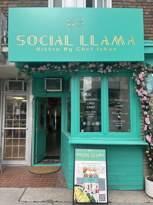   at Social Llama Cafe in Toronto