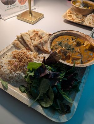 Vegan butter masala at Social Llama Cafe in Toronto