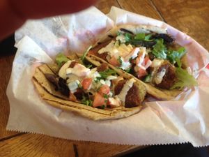 Pita sandwich at LUNCH Cafe and Eatery in Fairbanks