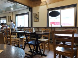 Dining area at LUNCH Cafe and Eatery in Fairbanks