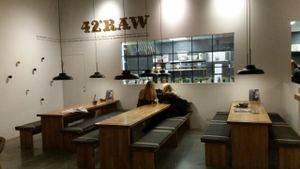 seating at 42°Raw in Hellerup