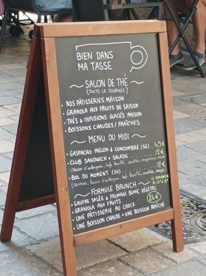 Menu du jour at  Bien Dans Ma Tasse in Pau