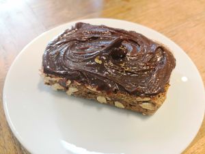 Homemade chocolate spread at Deli Bluem in Vienna