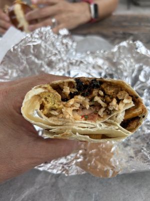 Flying burrito  at Blackened Coffee Co - Pop Up in Columbus