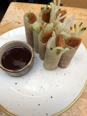 Mock Duck Wraps at Feng Sushi - Borough Market in South East London