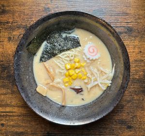 The soup base and noodles are plant-based, so depending on the toppings you choose, it can be a vegan ramen! 🍜✨ at Bub Activity Center - Asakusa in Tokyo