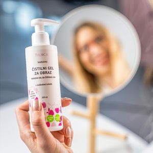 Natural face cleansing gel at Malinca in Velenje