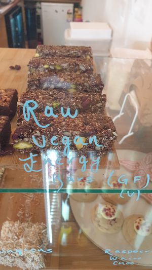 Vegan bar at Pollen in Kyneton