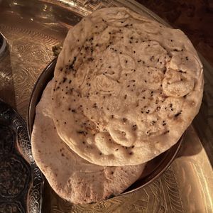naan and pita (vegan breads)  at Leila in San Diego