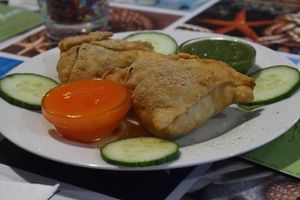 No. 114 Samosa (vegan) at Welcome in Kleinblittersdorf