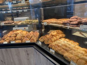 Pastry case 😍  at Land & Monkeys in Aix-en-provence