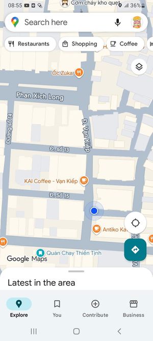 I pinned the location when I found this all vegan street food restaurant at Quan Chay A Di Da Phat in Ho Chi Minh City