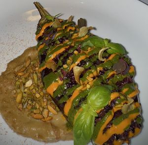 Aubergine Farcie  at Brasserie Boulud - Sofitel Dubai The Obelisk in Dubai