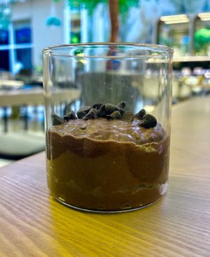 Chocolate chia pudding  at Brasserie Boulud - Sofitel Dubai The Obelisk in Dubai