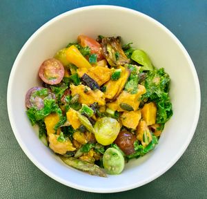 Pumpkin salad  at Brasserie Boulud - Sofitel Dubai The Obelisk in Dubai