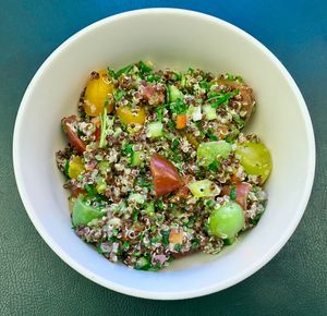 Quinoa salad  at Brasserie Boulud - Sofitel Dubai The Obelisk in Dubai