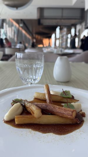 Grilled Parsnip  at La Dame de Pic in Dubai