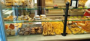 Farinata, pizze at Alla Vecchia Maniera in Turin