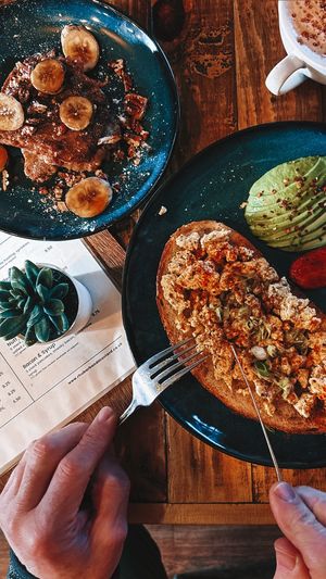 Vegan sourdough brunch   at Rhubarb & Mustard in Nuneaton