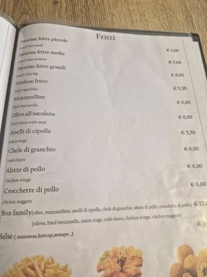 Menu 2 at le bonta di laur in Peschiera Del Garda
