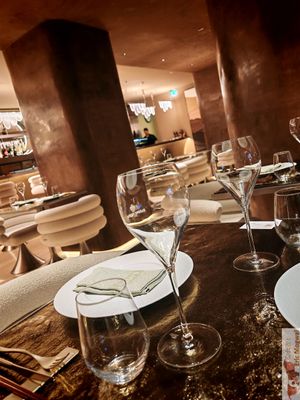 table set at Linfa da Visionnaire - Piazza Cavour in Milan