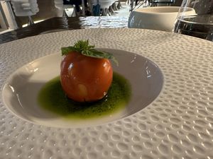 Vegan caprese   at Linfa da Visionnaire - Piazza Cavour in Milan