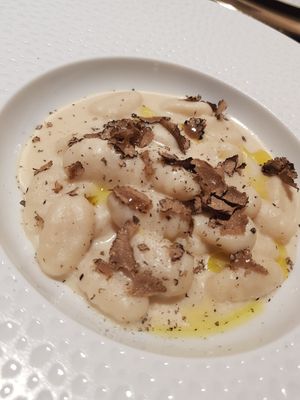 Gnocci Tartofu at Linfa da Visionnaire - Piazza Cavour in Milan