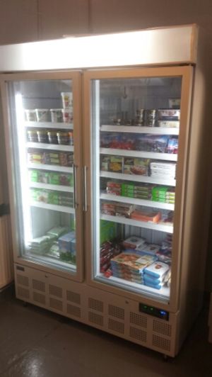 Frozen foods at 100 Percent Vegan in Birmingham