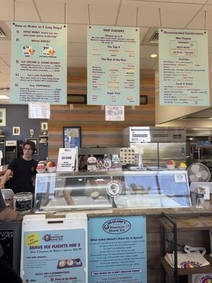 Menus   at Ululani's Hawaiian Shave Ice  in Wailuku