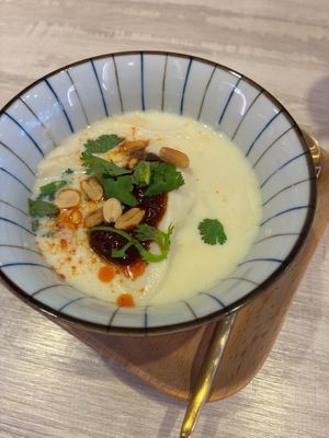 Sichuan tofu pudding (savory) at Heart Home in Taipei