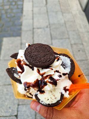 Oreo at Eiscafe Benito in Wurzburg