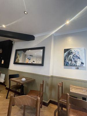 Inside  at Art Cafe in Oxford