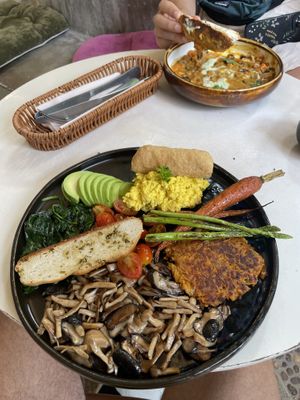 Western style full Brecky  at Zenith Cafe in Ao Nang