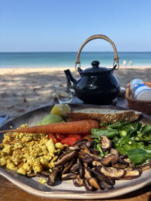 Big brekkie  at Zenith Cafe in Ao Nang