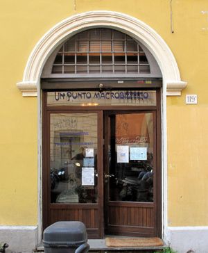 front door at Bonario Roma in Rome