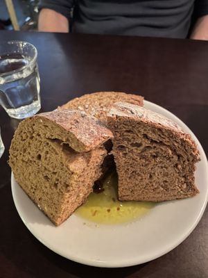 Lovely bread   at Counter in Amsterdam