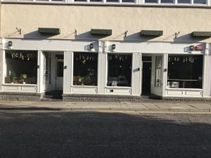 Double shop frontage makes for a large space indoors    at Foodstory Cafe in Aberdeen