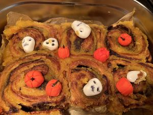 Happy Halloween Buns  at Foodstory Cafe in Aberdeen