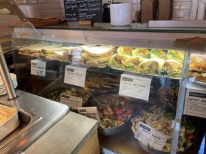 Great selection of sandwiches and salads  at Foodstory Cafe in Aberdeen