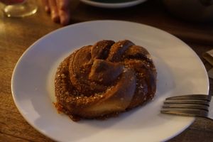 Cardamom Bun at Foodstory Cafe in Aberdeen
