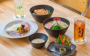 Menu at JoGeSaYu in Hiroshima