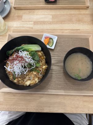 Mapu tofu main dish  at JoGeSaYu in Hiroshima