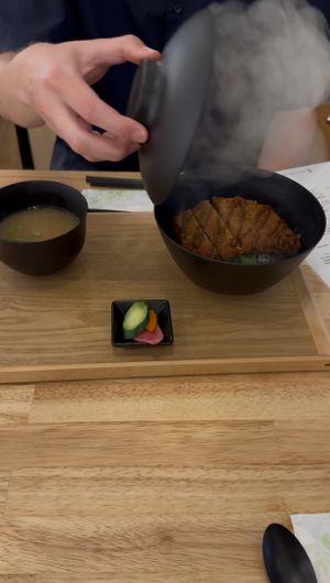 Katsu main dish  at JoGeSaYu in Hiroshima