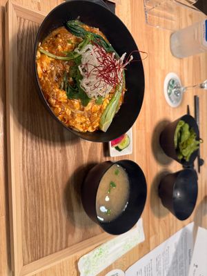 Mapo Tofu Rice Bowl  at JoGeSaYu in Hiroshima